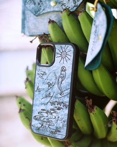 White wave iPhone case