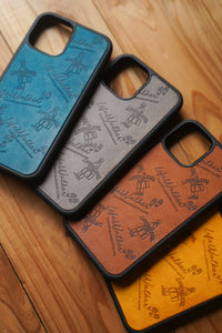 Leather iPhone case