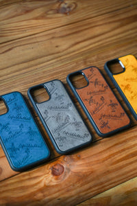 Leather iPhone case