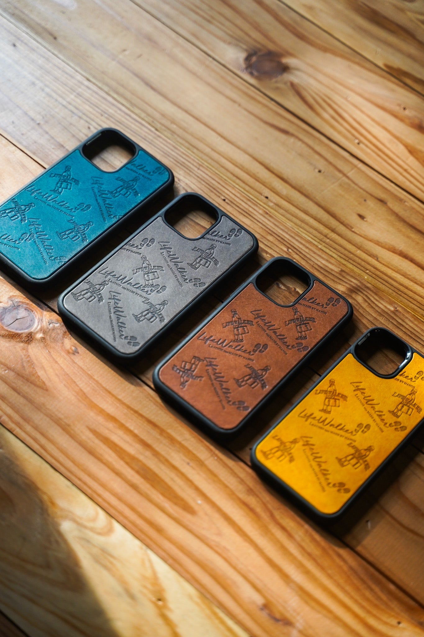 Leather iPhone case