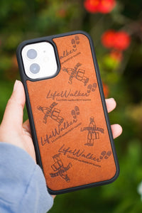 Leather iPhone case