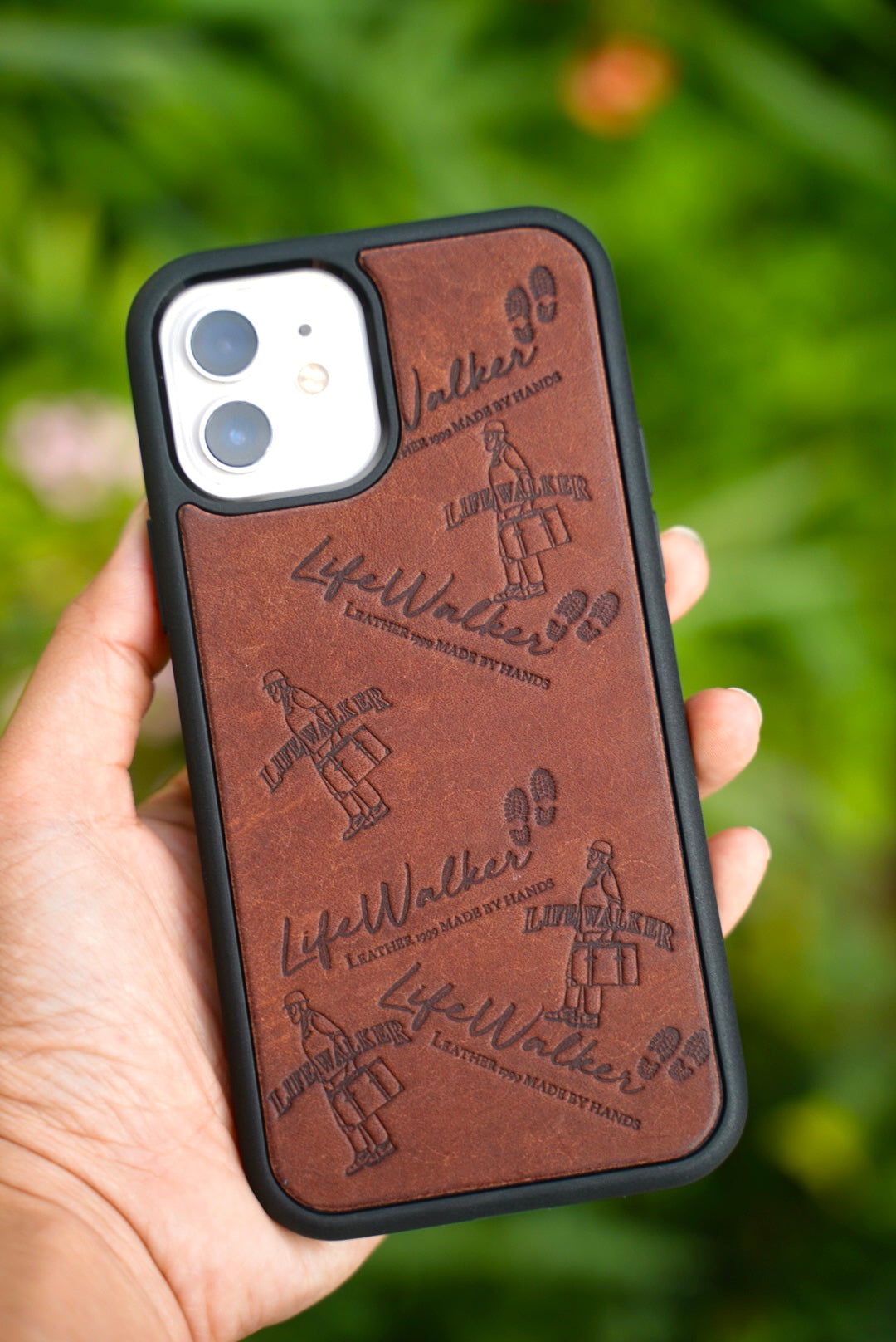 Leather iPhone case