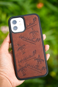 Leather iPhone case